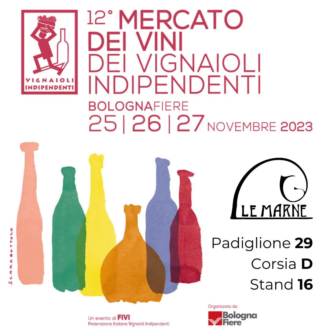 Il prossimo weekend ci vediamo a #bolognafiere per la 12° edizione del Mercato dei Vini dei Vignaioli Indipendenti.
Da sabato 25 a lunedì 27 novembre saremo all'evento di @vignaiolifivi
Vi aspettiamo al Padiglione 29 - Corsia D - stand 16 🍷
Per maggiori informazioni visita il sito
https://www.mercatodeivini.it/prevendita/
Per info sull'azienda o prenotare una degustazione
📞 3405656255
info@lemarne.net
#lemarne #vini #vinibio #vinobio #festival #biologic #wine #gavi #gavidigavi #wine #winetime #whitewine #winelover #instawine #gaviwineland ##biowine #sustainability #recycle #reuse #winetasting #degustation #winedegustation #biologico #aziendavinicola #vignaioliindipendenti @bolognafiere_group